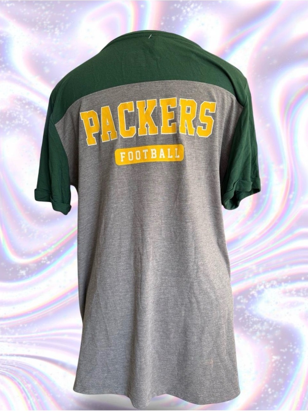 Majestic Green and Gray Fan Tee